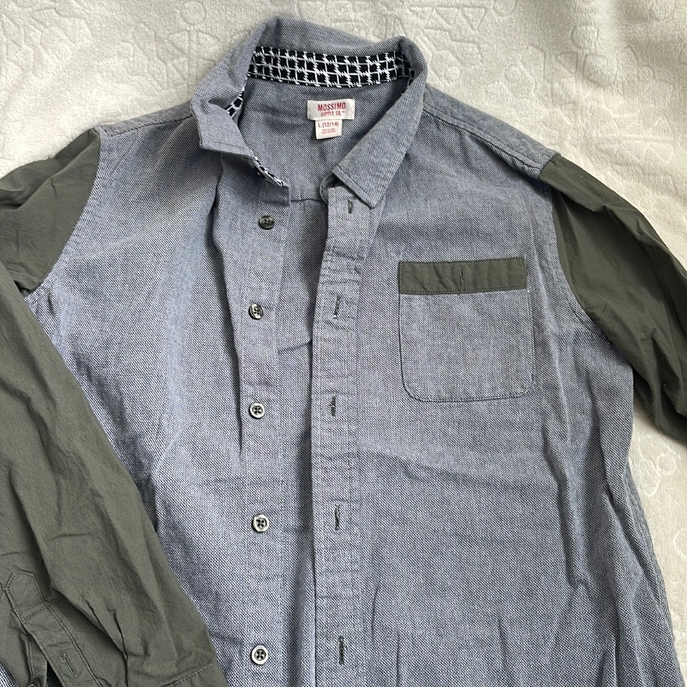 Boys Large Button Down